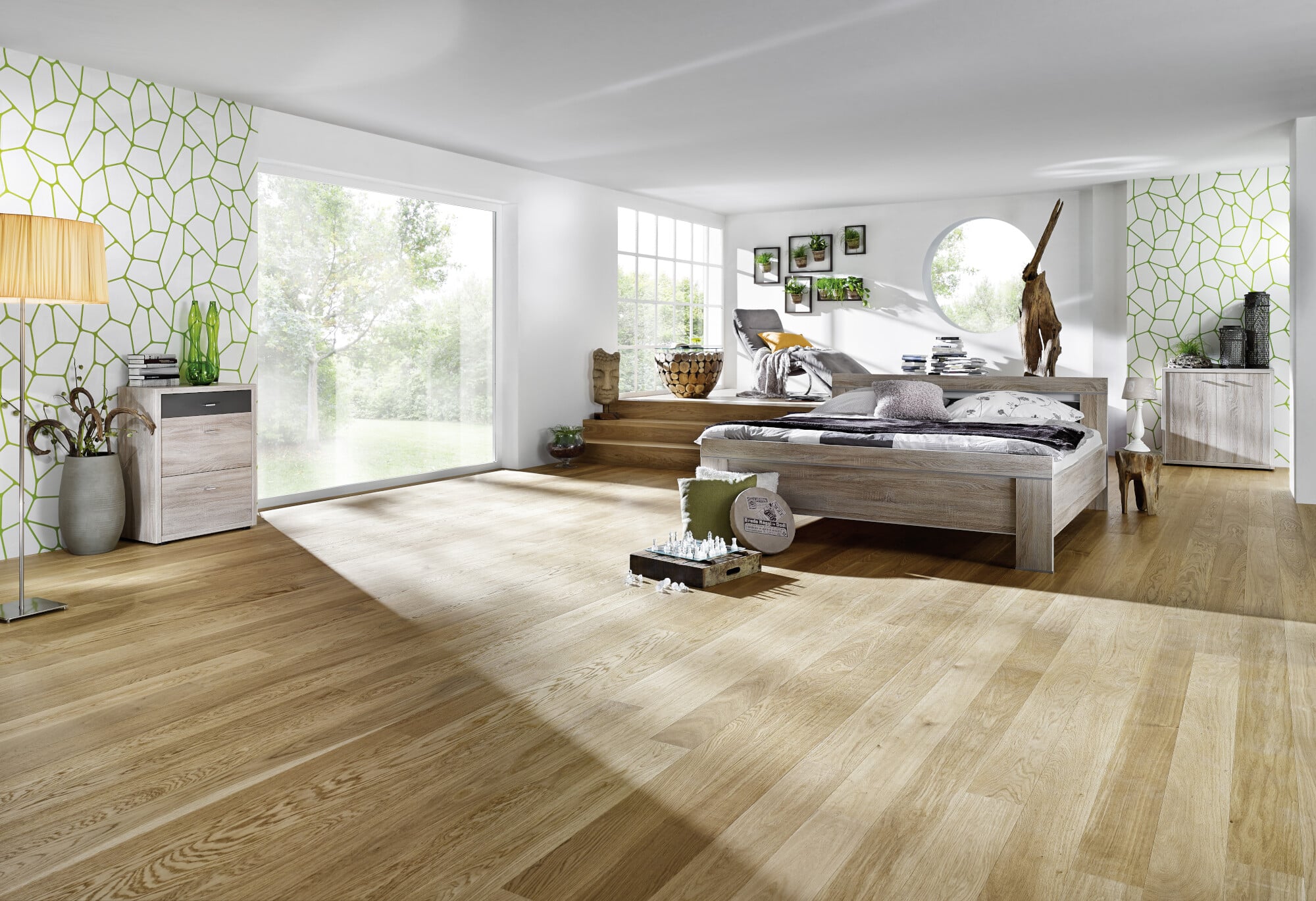 3. JOKA 527 LD - E3913 Eiche geb Nature V2 (Landhausdiele)